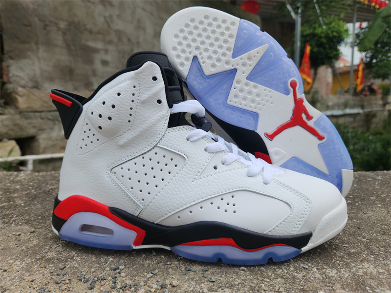 Men's Running Weapon Air Jordan 6 White Shoes 070